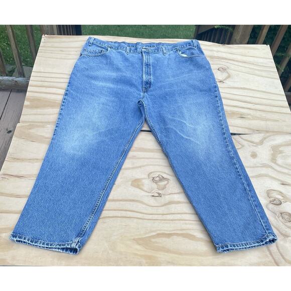 Vintage Vtg. Levis 513 Loose Fit‎ Straight Leg Jeans Men's Blue Sz. 50x30 - Picture 2 of 12